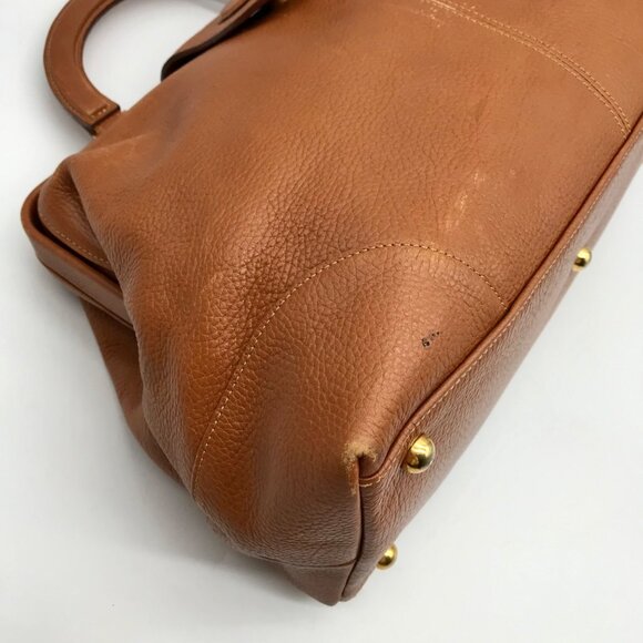 Givenchy Brown Pebbled Leather Vintage Doctor Bag - Picture 7 of 11